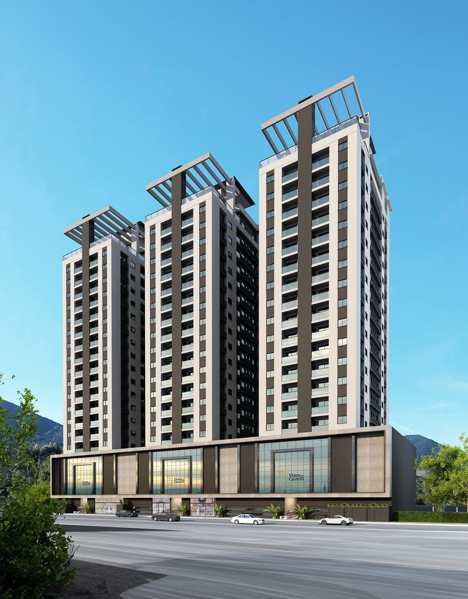 Empreendimento Porto Valente — fachada premium em Itapema/SC